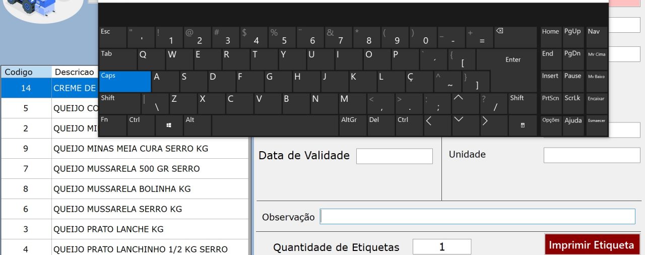 CS9 – Automação de Romaneio com Etiquetas Padrão GS1-128